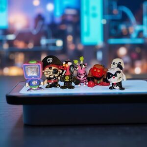 FGTeeV Gamer Figures Demon Freek Ollreo Gurkey 2” Figures B21